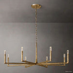 Thaddeus Forged Metal Round Chandelier 60"