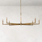 Thaddeus Forged Metal Round Chandelier 72"