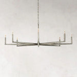 Thaddeus Forged Metal Round Chandelier 72"