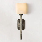 Thaddeus Forged Metal Shaded Wall Sconce