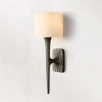 Thaddeus Forged Metal Shaded Wall Sconce