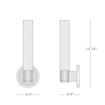 Vallon Glass Wall Sconce