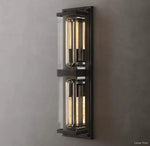 Savile Nested Crystal Rectangular Wall Sconce