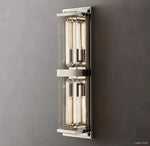 Savile Recessed Crystal Rectangular Wall Sconce