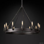 Camino Vintage Structural Round Chandelier 26"