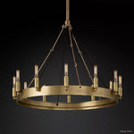 Camino Vintage Structural Round Chandelier 26"