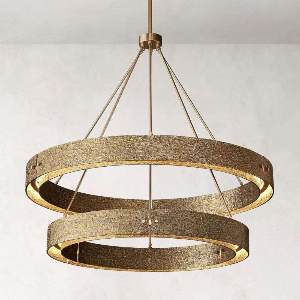 Vouvray Two-Tier Round Chandelier 60"