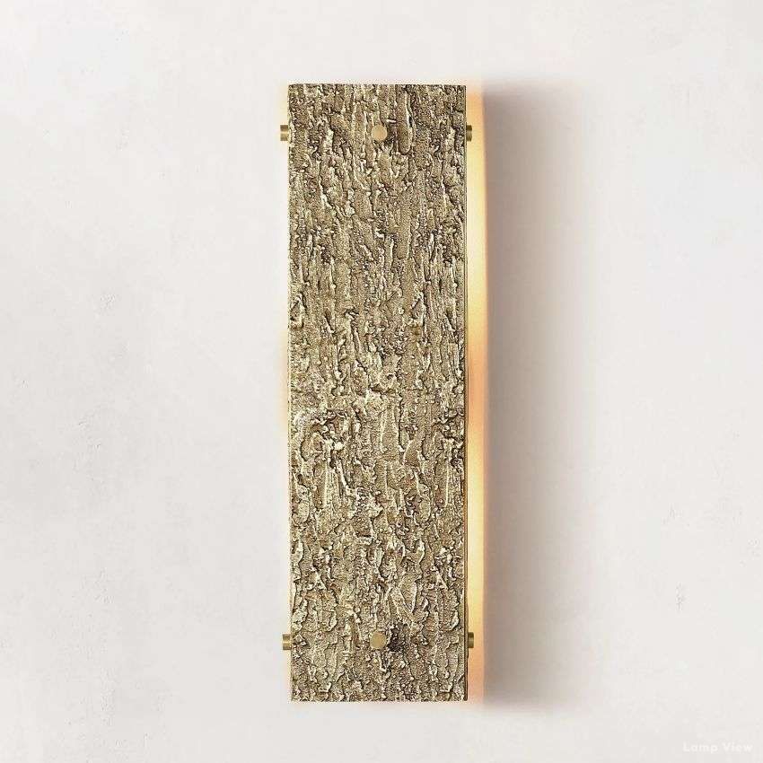 Vouvray Distressed Brass Grand Wall Sconce