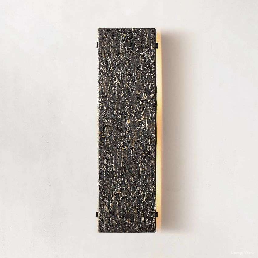 Vouvray Distressed Brass Grand Wall Sconce