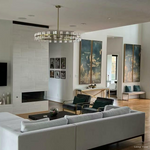 Arcachon Precision Crystal Round Chandelier 48"