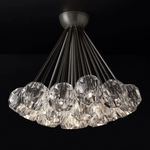 Boule Geometric Cristal Flush Mount 24"