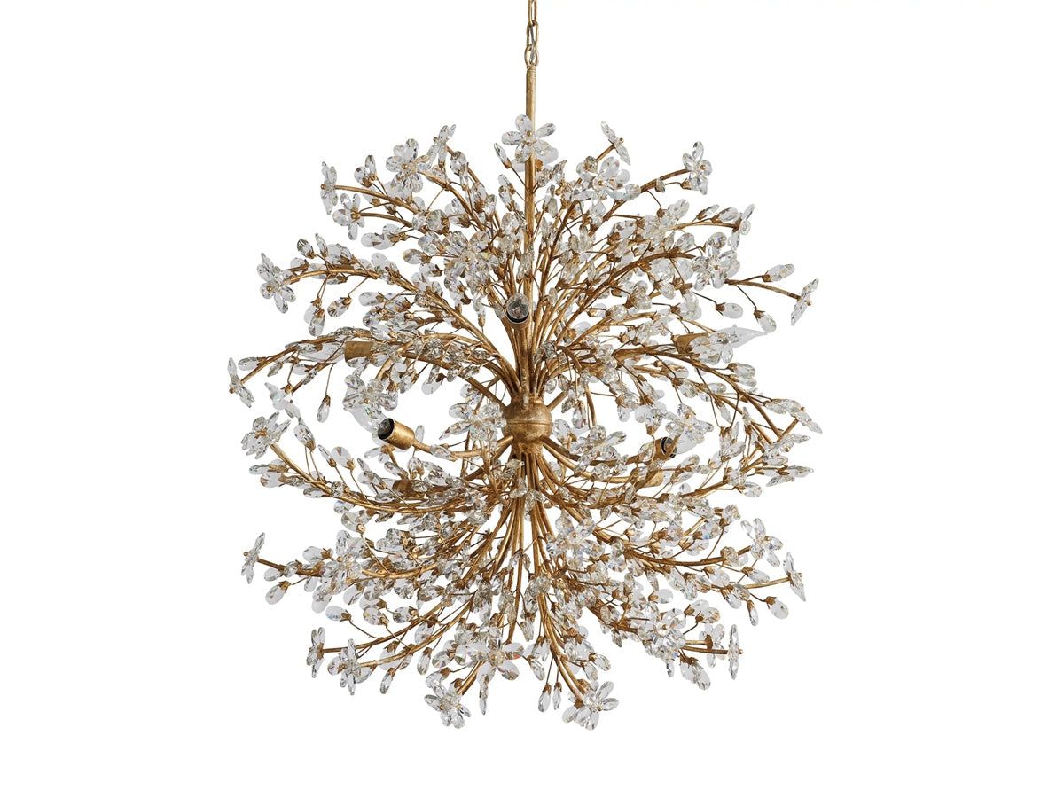 Fiore Garden Petal Twig Round Chandelier