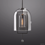 Fulcrum Cloche Glass Pendant Light