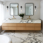 Soltaire Cascading Glass Wall Sconce