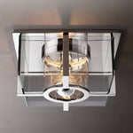 Petrus Layered Inset Square Flush Mount