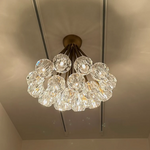 Boule Geometric Cristal Flush Mount 24"