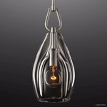 Botanist Crystal Flute Pendant Light