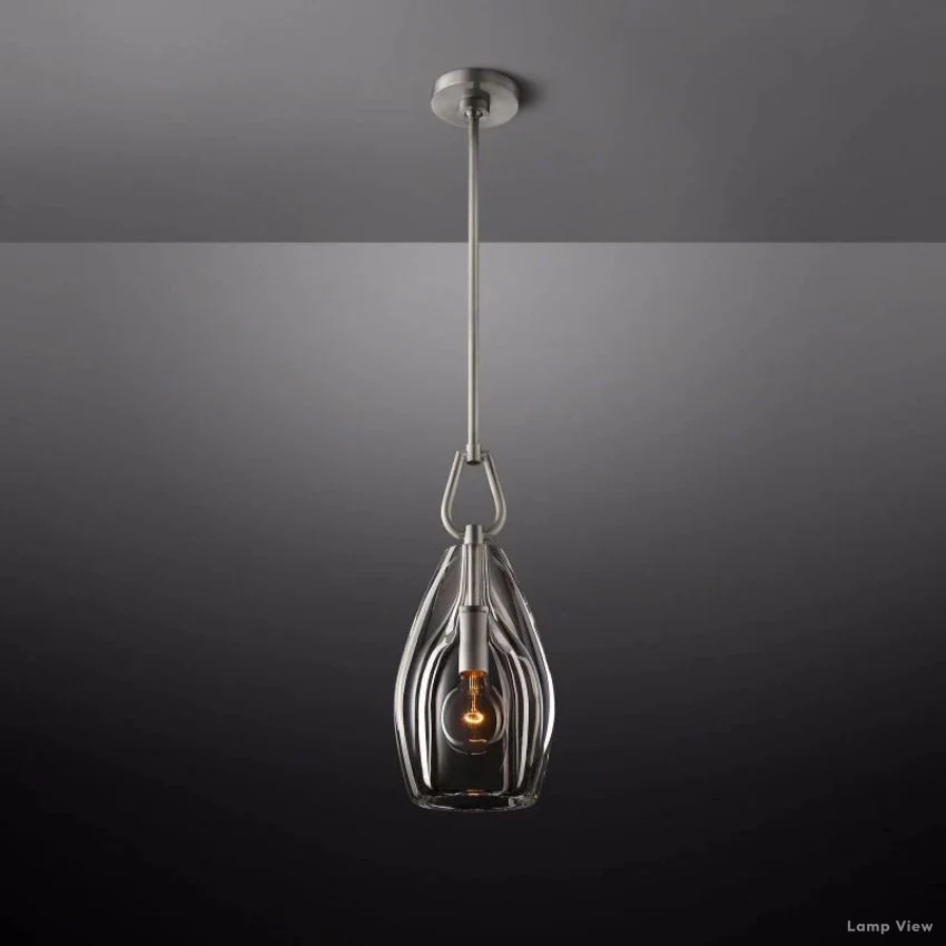 Botanist Crystal Flute Pendant Light