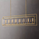 Beckman Rectangular Chandelier 72"