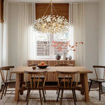 Fiore Garden Petal Twig Crown Chandelier