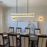 Arcachon Precision Crystal Rectangular Chandelier 54"