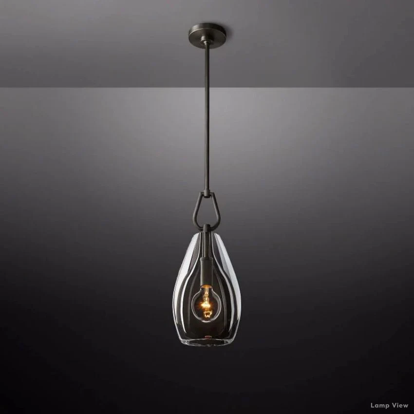 Botanist Crystal Flute Pendant Light