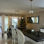 Demaret Modern Crystal Linear Chandelier 72"