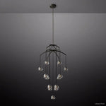 Hemisphere Domed Crystal Round Chandelier 60"