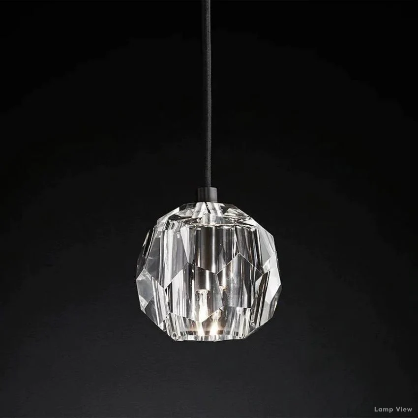 Boule Geometric Cristal Pendant Light