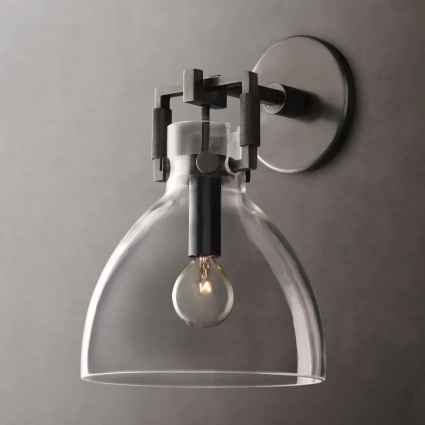 Machinist Cloche Wall Sconce