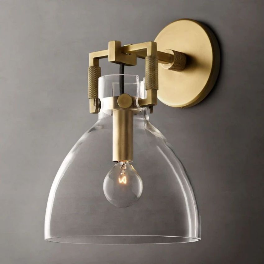 Machinist Cloche Wall Sconce