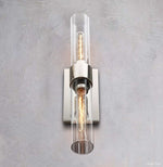 Ravelle Clear Glass Linear Wall Sconce