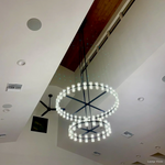 Arcachon Precision Crystal Two-Tier Round Chandelier 60"