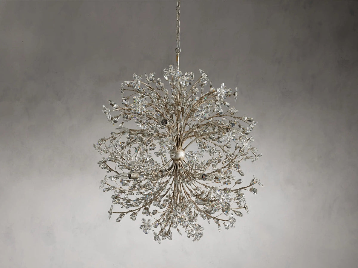 Fiore Garden Petal Twig Round Chandelier