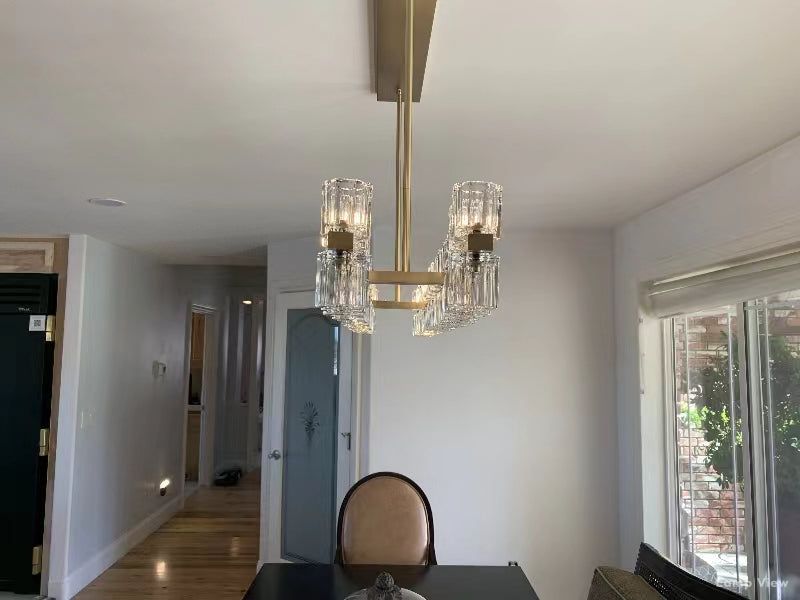 Arcachon Precision Crystal Rectangular Chandelier 72"