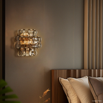 Ghiaccio Hooked Glass Wall Sconces