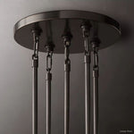 Marignan Chain Crystal Round Chandelier 60"