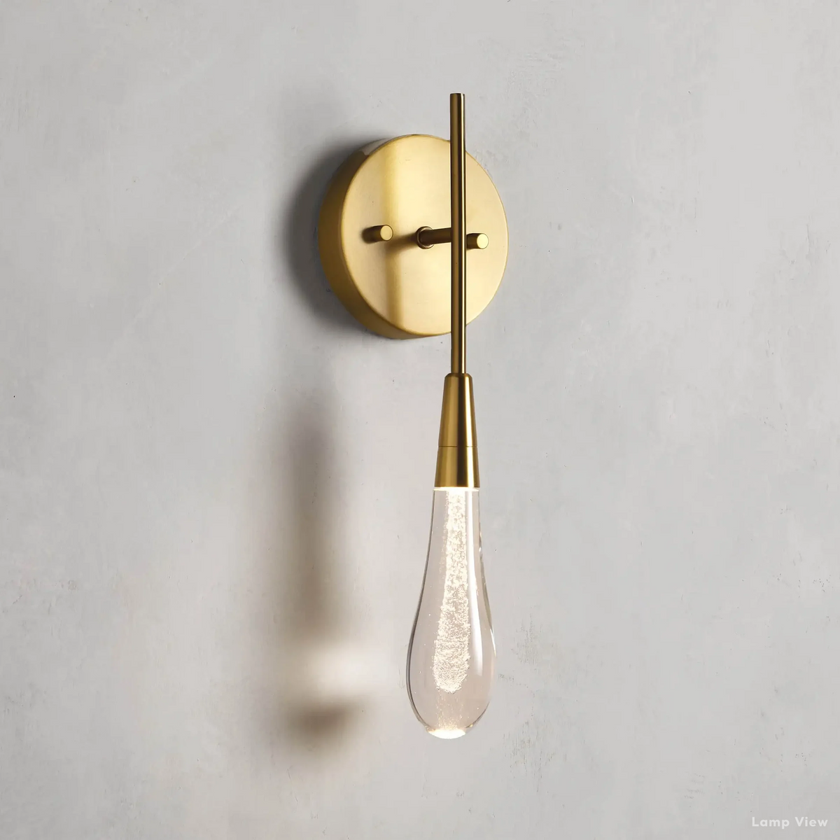 Soltaire Cascading Glass Wall Sconce