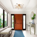 Fiore Bloom Leaf Crown Flush Mount