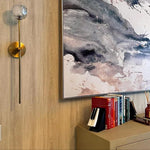 Boule Geometric Cristal Grand Wall Sconce