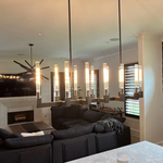 Cannele Beaux Arts Linear Chandelier 67"