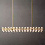 Arcachon Precision Crystal Rectangular Chandelier 54"