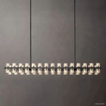 Arcachon Precision Crystal Rectangular Chandelier 54"