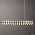 Arcachon Precision Crystal Rectangular Chandelier 54"