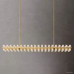 Arcachon Precision Crystal Rectangular Chandelier 72"