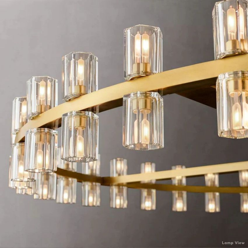 Arcachon Precision Crystal Round Chandelier 60"