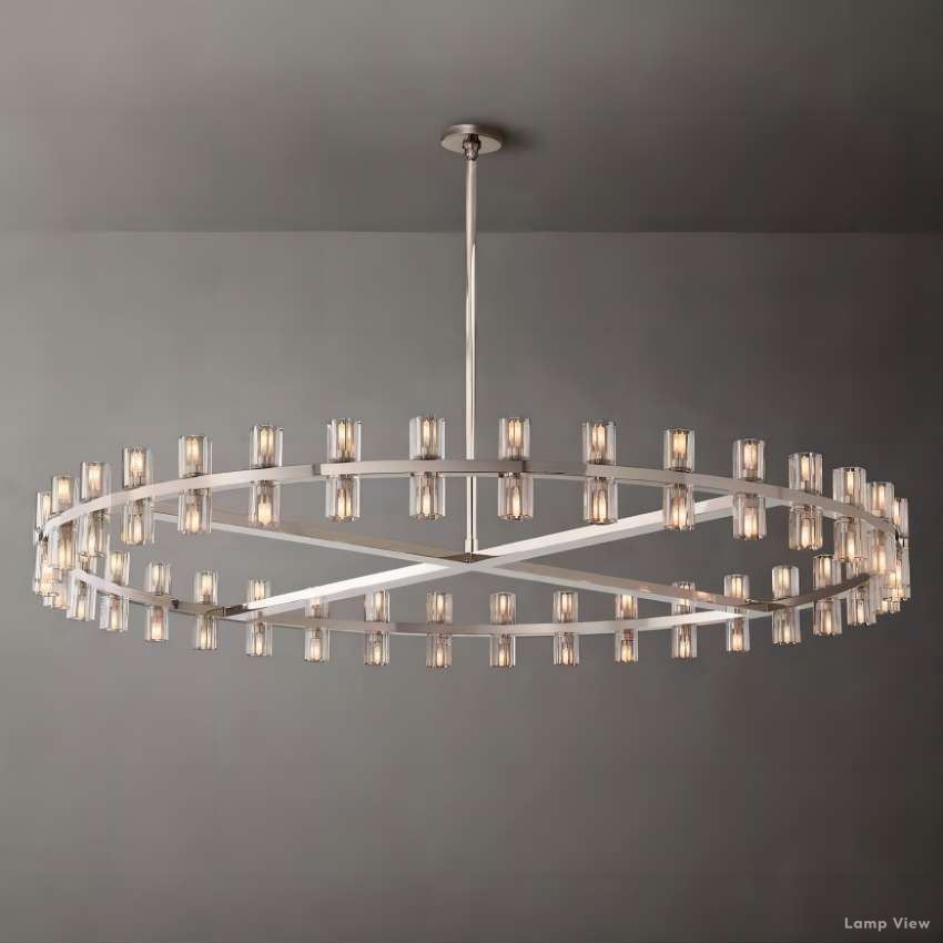 Arcachon Precision Crystal Round Chandelier 60"