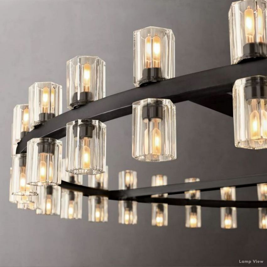 Arcachon Precision Crystal Round Chandelier 60"