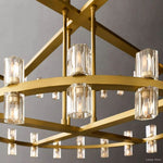 Arcachon Precision Crystal Two-Tier Round Chandelier 60"