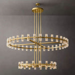 Arcachon Precision Crystal Two-Tier Round Chandelier 60"